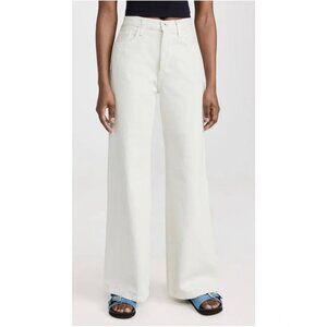 Favorite Daughter Denim Masha Super High Rise Wide Leg Jeans Plus Size Stone 32